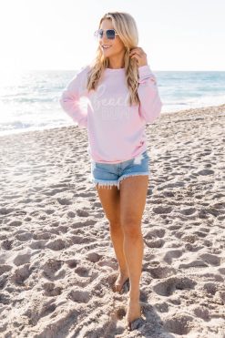 Coupon 🎁 Pink Lily White Beach Bum Script Light Pink Graphic Sweatshirt 😍 7 Coupon 🎁 Pink Lily White Beach Bum Script Light Pink Graphic Sweatshirt 😍 -Tees Shop 1K0A8603 05923782 9b2b 49d1 8ad1 cef5d9fec811 650x