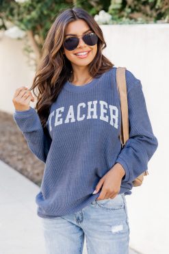 Brand new 😉 Pink Lily Teacher Block Navy Corded Graphic Sweatshirt 😍 8 Brand new 😉 Pink Lily Teacher Block Navy Corded Graphic Sweatshirt 😍 -Tees Shop 219A2511 86c4c4e9 f691 4d56 9f19 f16d0916abd7 650x