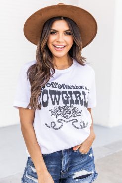 Best reviews of 🥰 Pink Lily All American Cowgirls White Graphic Tee 🎉 -Tees Shop BFZ108106 allamericancowgirlwhite 175434 nellybrown 172726 breakawayfreedomdarkwash 166408 stareatsunsetsblack 174232 excitedforyoucamel 9 650x