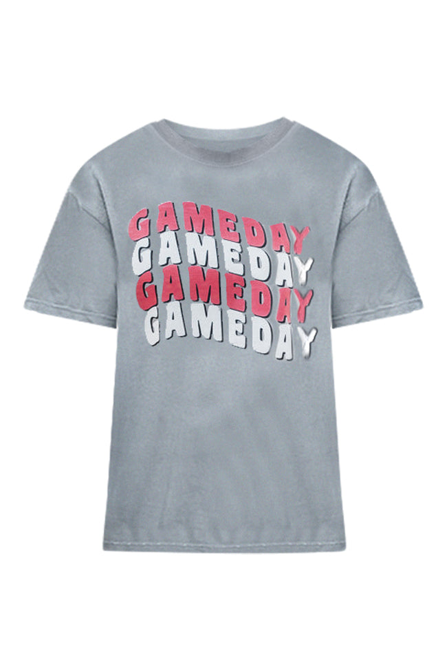 Hot Sale π Pink Lily Gameday Repeat Grey Comfort Color Graphic Tee π₯ 4 Hot Sale π Pink Lily Gameday Repeat Grey Comfort Color Graphic Tee π₯ - Image 4