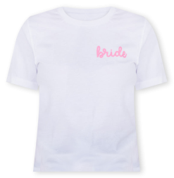 Promo π Pink Lily Bride Script White Graphic Tee π 7 Promo π Pink Lily Bride Script White Graphic Tee π -Tees Shop bride script white graphic tee 650x