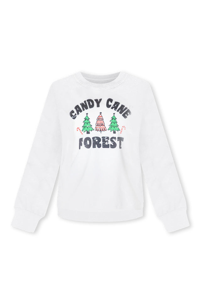 Buy ๐งจ Pink Lily ๐ฌ Candy Cane Forest White Graphic Sweatshirt ๐ 4 Buy ๐งจ Pink Lily ๐ฌ Candy Cane Forest White Graphic Sweatshirt ๐ - Image 4