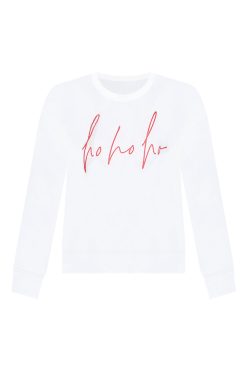 Discount 💯 Pink Lily Ho Ho Ho Script White Graphic Sweatshirt ✨ 11 Discount 💯 Pink Lily Ho Ho Ho Script White Graphic Sweatshirt ✨ -Tees Shop ho ho ho script white graphic sweatshirt 650x