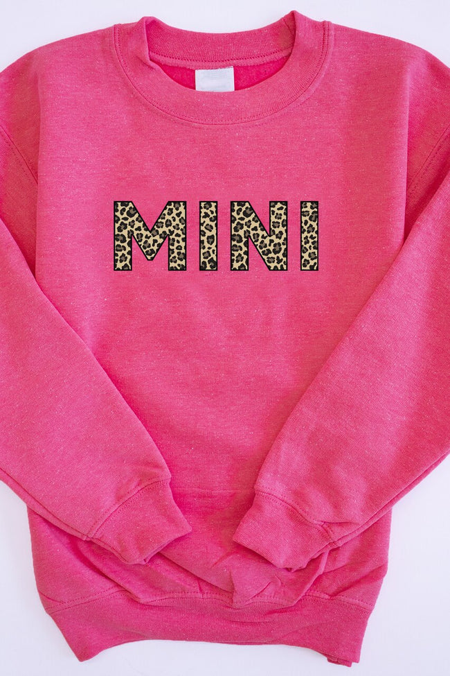 Best Pirce 😀 Pink Lily Mini Animal Print Kids Sweatshirt Safety Pink 🛒 1 Best Pirce 😀 Pink Lily Mini Animal Print Kids Sweatshirt Safety Pink 🛒