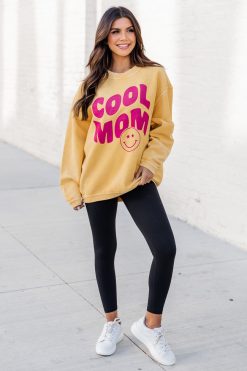 Coupon π Pink Lily Smiley Cool Mom Gold Corded Graphic Sweatshirt β 7 Coupon π Pink Lily Smiley Cool Mom Gold Corded Graphic Sweatshirt β -Tees Shop o172136 5 650x