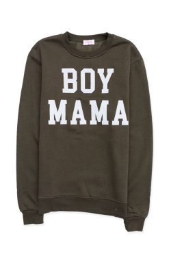 Best reviews of 👏 Pink Lily Boy Mama Olive Graphic Sweatshirt 🤩